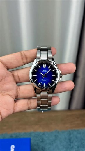 Clockwise on Instagram: "MTS-RS100D-2AV (Sapphire glass and solar powered) 12999 Taka Case size (L× W× H) 47 × 41.7 × 9.5 mm #casio #casiowatch #casiooriginal"