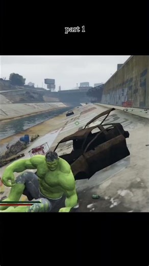 GTA 5 Story | Hulk Ran Away After Thanos Beat Him#gta5 #shorts #shortsfeed