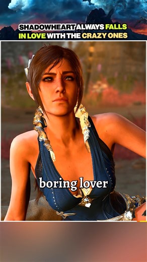 Shadowheart always falls in love with the crazy ones #shorts #baldursgate3