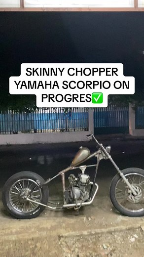 Skinny Chopper Yamaha Scorpio Customization Progress