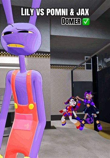 Lily Gets Rough With Pomni (Jax 👀) #theamazingdigitalcircus #tadc #poppyplaytime #vrchat