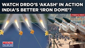 India’s DRDO showcases Akash Surface to Air Missile Defence system. Even as the failures of Israel’s Iron Dome in the assault by Hamas get highlighted, India’s strides in air defence are a huge boost for the security forces. Watch Akash in action and understand how it works. #India #DRDO #IronDome #AirMissileDefenceSystem #TimesNow #TimesNowNews #TNOriginals #TimesNowOriginals | TIMES NOW | Facebook