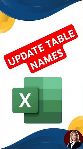 ✏️ How to Change Table Names in Excel! #ExcelTips