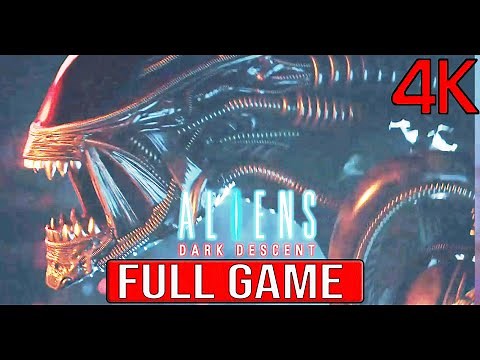 ALIENS DARK DESCENT Full Gameplay Walkthrough - No Commentary 4K (#AliensDarkDescenet Full Game)