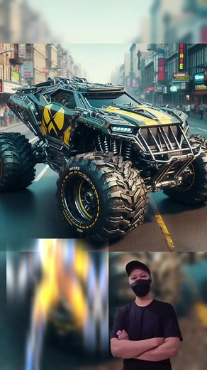 superhero but offroad car #tiktokindonesia #avengers #marvel #viral #spiderman #dc #100kviews #captainamerica #offroad