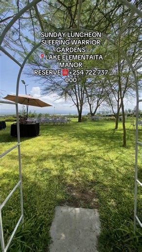 Sunday Luncheon at Lake Elementaita Manor