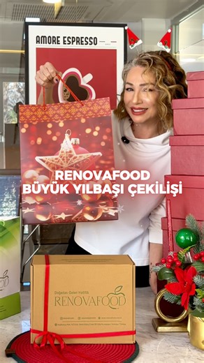 Şeyda Dikmen Ogduk on Instagram: "🎄 Veeee Renova Food’tan Büyük Yılbaşı Çekilişi! 🎁 Yeni yıla kendin için en güzel hediyelerle girmeye ne dersin? RenovaFood olarak 4 şanslı kişiye, özenle hazırladığım Yılbaşı Hediye Paketimi hediye ediyorummm💋💋🥳🥳🎉🎉 🎁Hediye İçeriği ✨ 2 adet C Vitamini Serumu ✨ Göz Altı Kremi ✨ Nazolabial Krem ✨ Cilt Bakım Yağı ✨ Bronzlaştırıcı Krem ✨ İçinde sürpriz hediyeler bulunan Shiseido Çanta 🎁Yeni Yılda Yeni Ben demenizi sağlayacak RenovaFood Ürünleri ✨ 30 Günlük