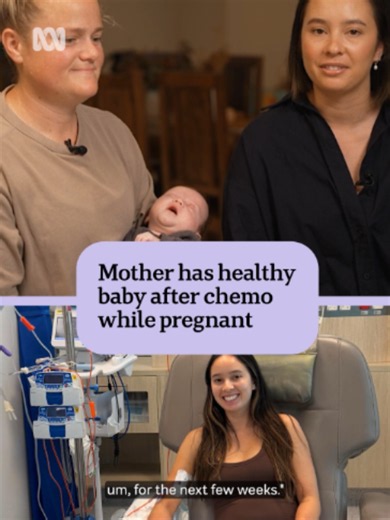 A Sunshine Coast mother who underwent intensive chemotherapy after being diagnosed with advanced blood cancer at 14 weeks pregnant has given birth to a healthy baby boy. Three weeks after his birth in July, the family celebrated another milestone: the cancer was in remission. #ABCNewsQld #Chemotherapy #Pregnancy #WomensHealth