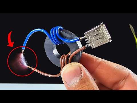 Turn a Magnet and USB into a soldering iron and welding machine at home