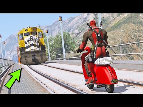 DEADPOOL CONSEGUE PARAR O TREM NO GTA V?