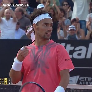 512K views · 4.8K reactions | The atmosphere in Rome is something else 勞  Fabio Fognini at home is sensational viewing! | ATP Tour | Facebook