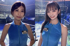 村田諒太VSゴロフキン、2人のリングガールにも注目殺到　涙ぐむ姿に反響 - モデルプレス