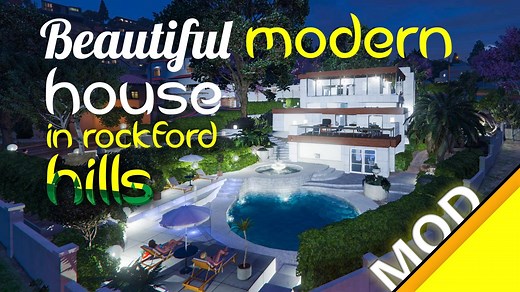 Beautiful Modern House in Rockford Hills 1.1 – GTA 5 mod