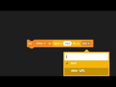 How to play local video files using the video extension | Turbowarp |