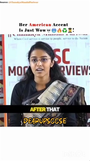 Her American Accent Is Just Wow 🔥👩‍✈️✅ | Upsc Interview