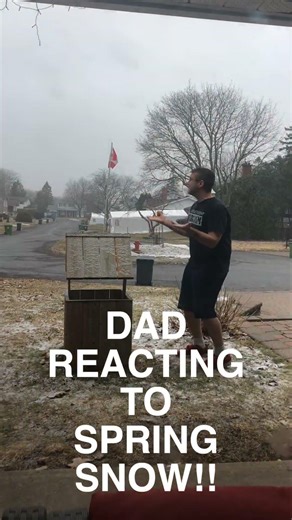 REACTING to SURPRISE Spring Snow ... ❄️😱😂