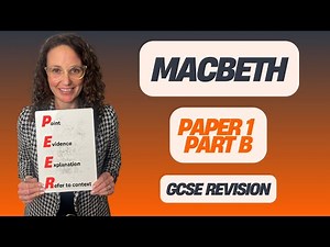 Macbeth - Edexcel English Literature - How to answer Paper 1 part B - PEER