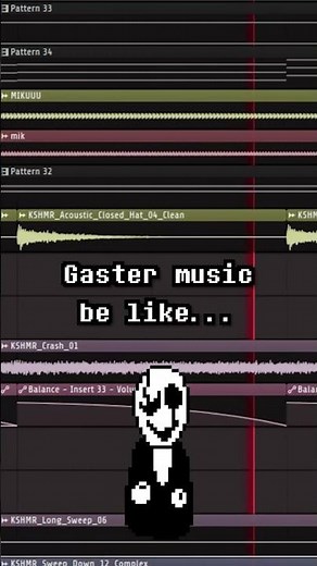 Gaster music be like... #deltarune #undertale #flstudio #fyp