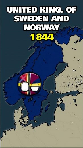 Evolution of Sweden in Countryballs #shorts #history #countryballs