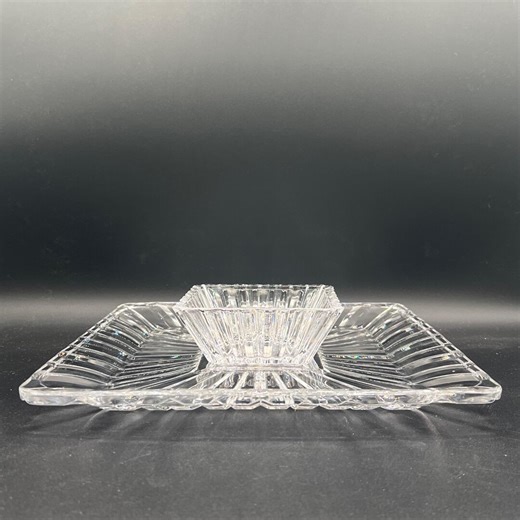 Crystal Clear Alexandria Chip and Dip Set - Etsy