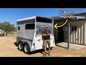 Refurbishing and Converting An Old Horse Trailer (Divider Removal, Single Door Conversion, etc)