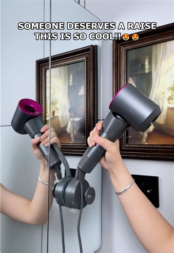 Genius Hair Dryer Holder to Eliminate Tangles