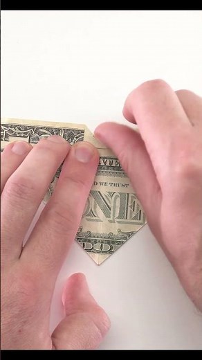 Cómo hacer un corazón con un dólar. Origami de dinero #origami