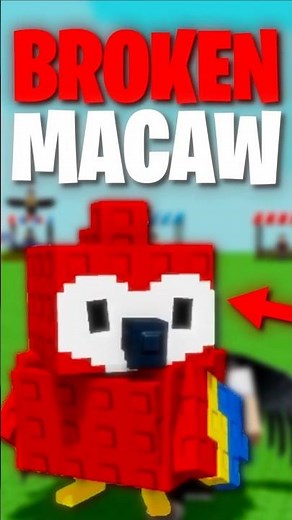 SCARLET MACAW Is BROKEN In GROW A GARDEN! #growagarden #roblox