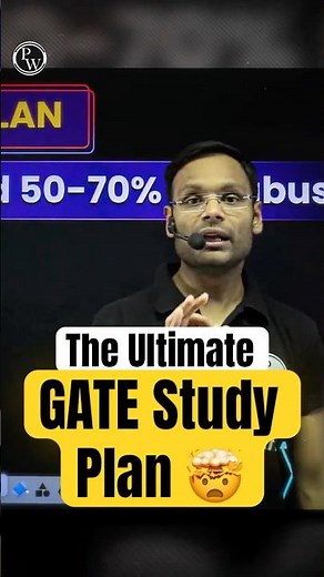 The Ultimate 2.5-Month GATE Study Plan! ⚡ #gateprep #gate2027 #studytips