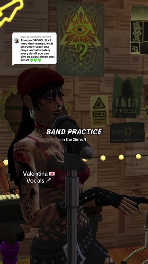 Late Night Band Practice in The Sims 4
