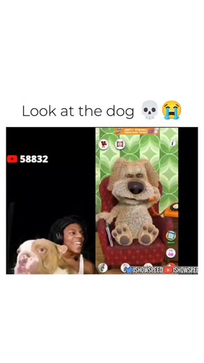 Aryan Kumar on Instagram: "IShowSpeed and Ben (the dog) is one of those moments where Speed’s internet persona met real-life nerves 🐶😭. When Speed interacted with Ben, his reactions were a mix of fear, barking jokes, backing away, and yelling — classic Speed chaos. The contrast between Ben just being a calm dog and Speed acting like it was a boss fight made the clip hilarious and instantly meme-worthy. Fans laughed because it felt raw and unscripted, like Speed genuinely didn’t know how to han