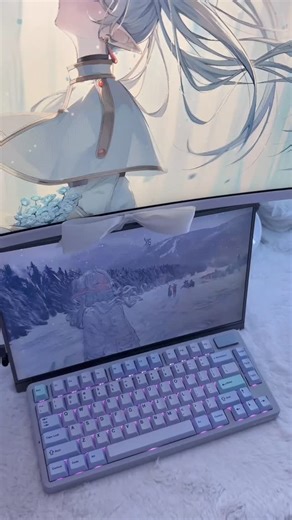 n a b i ʚଓ on Instagram: "new keycaps from @gmk_keycaps 🥹🩵 the GMK CYL Astral Light Keycaps are inspired by the adventures of heroes in the worlds of fantasy and tabletop role-playing games. this set has soft blue tones and uses the classic gmk cyl profile 🩵💙 • premium double-shot ABS keycap kit • 1.5 mm thick ABS plastic • compatible with MX-switches • CYL-profile huge thanks to @gmk_keycaps for these beaut 🥹🩵💙 🔗 GMK Store: https://www.gmk.net/shop?affiliateCode=NABI 🔗 keyboard: Rapoo