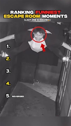 Top 5 Funniest Escape Room Moments 😂💀 | You Won’t Expect 3. #shorts
