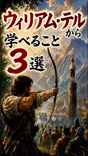 ウィリアム・テルから学べること3選 #スイス伝説 #オペラ #むかしばなし #ビジネス