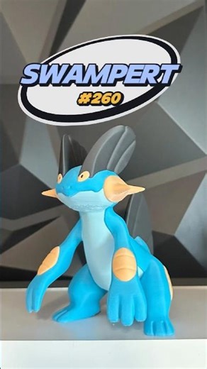SWAMPERT! My boy! Use muddy water! #pokemon #3dprinting #swampert