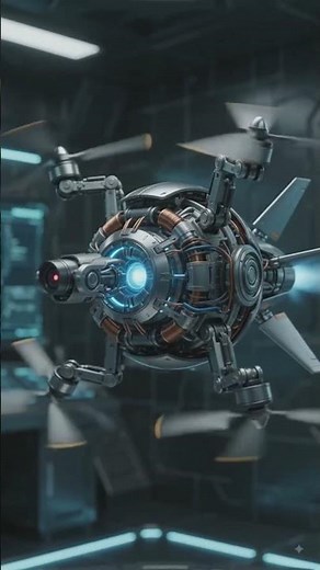 Futuristic Drone Transformation | 3D Animation Concept From Sphere to Sci-Fi Drone in Seconds!