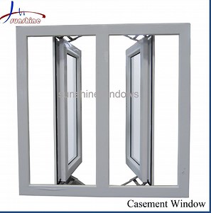 [Hot Item] Competitive PVC UPVC Swing out Window with Double Glass