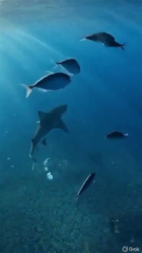 Shark POV: GoPro Dive Into the Bermuda Triangle… I Found a Lost AircraftAnimal: Shark