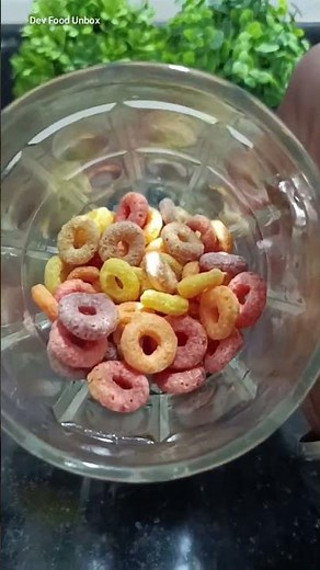 Kellogg's Froot Loops | Fruit Loops With Milk 🤤 #shorts
