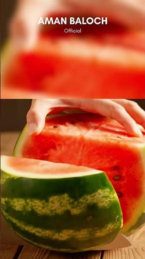 Watermelon ASMR 🍉 | Cutting, Juicy Eating Sounds | No Talking #shorts