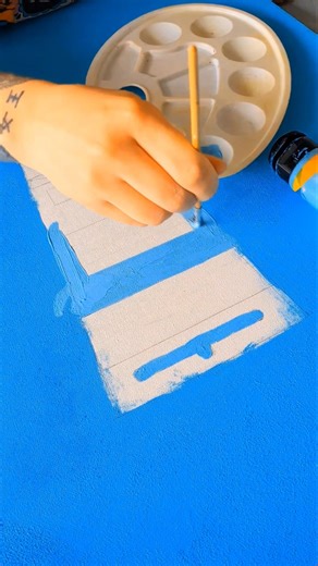 Pop Art Painting Process with Acrylics