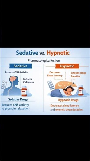 Sedative and Hypnotic description #pharmacology #pharmcist #education #medicalstudent