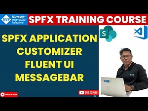 SPFx Application Customizer - Fluent UI Message Bar