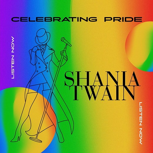 I'm forever and for always grateful to the LGBTQ community for impacting my life in such a beautiful and fabulous way ❤️ As we approach Pride season, I've put together a collection of my most empowering songs to get the celebrations started! Happy Pride!🌈🤗 https://ShaniaTwain.lnk.to/CelebratingPride | Shania Twain