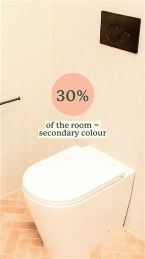 🌈 How to Use the 60-30-10 Colour Rule in Your Bathroom