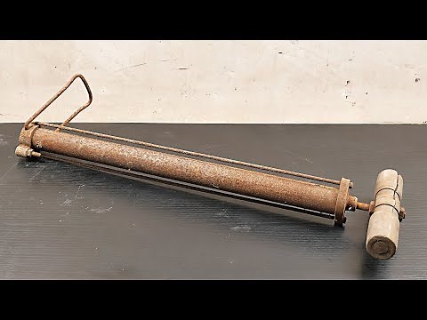 Restoration Of A Rusty Bike Pump