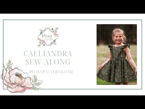 Peony Patterns Calliandra Dress Sew Along