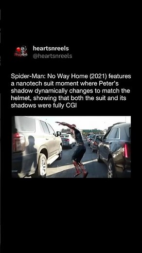 Spider-Man’s Shadow Changes With the Nanotech Suit | No Way Home (2021)