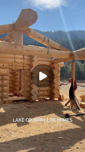 Lake Country Log Homes - LCLH | Western Red Cedar Handcrafted Log Cabin we built this summer for wonderful people for their Fishing Resort in Saskatchewan, Canada... | Instagram