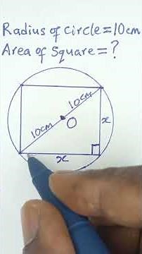 Can You Find the Area of the Square? Check it Out